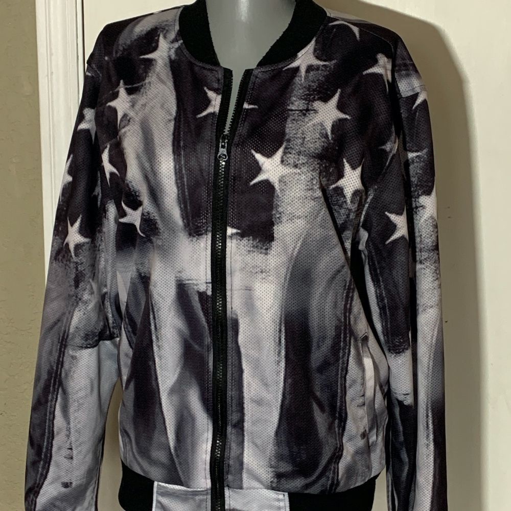 Seven Souls, Medium, Polyester Bomber Jacket